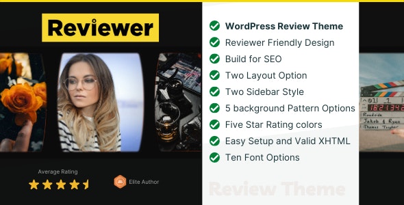 Reviewer - WP Theme for Entertainment Reviews