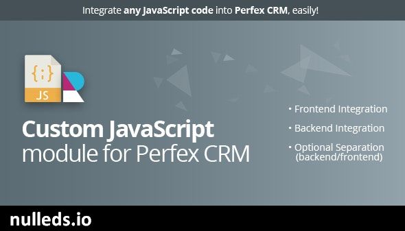 Custom JavaScript module for Perfex