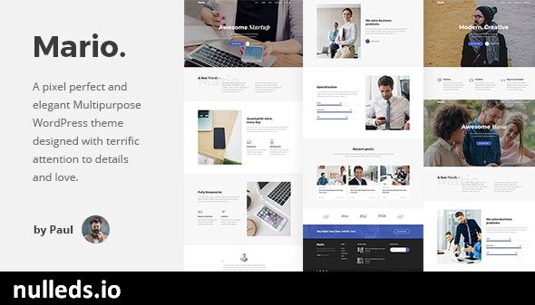 Mario. - Creative Multipurpose WordPress Theme