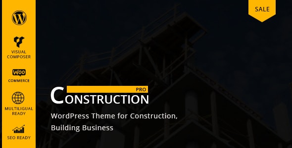 Constructionpro - Building &  Renovation Company WordPress Theme