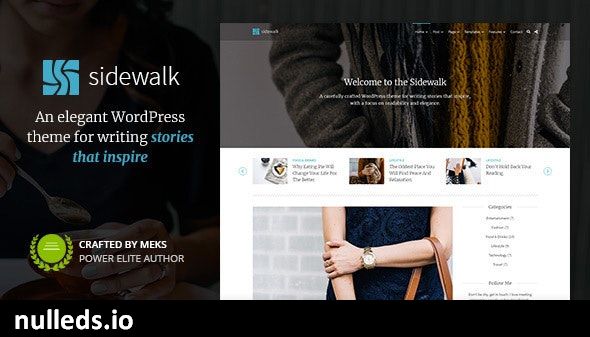 Sidewalk - Elegant Personal Blog WordPress Theme