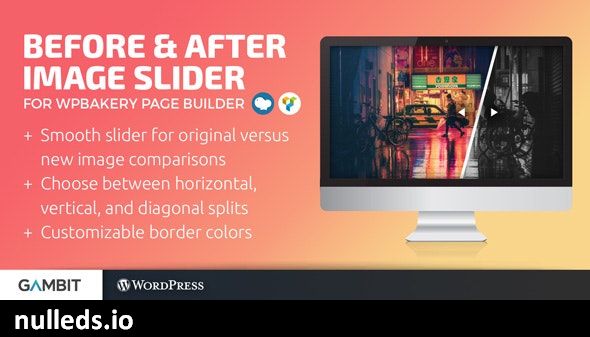 Before & After Image Slider for WPBakery Page Builder (formerly Visual Composer)