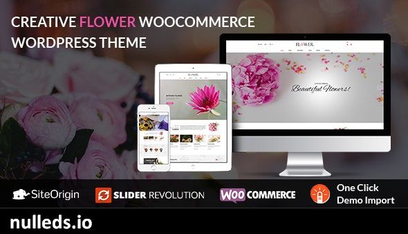 Creative Flower Woocommerce WordPress Theme