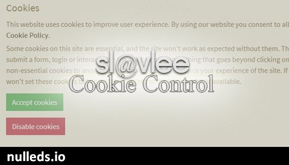 Slavlee Cookie Control