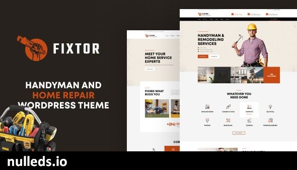 Fixtor - Handyman & Home Repair WordPress Theme