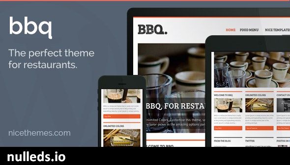 BBQ - Restaurant WordPress Theme