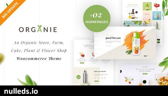 Organie - Organic Store & Food WooCommerce Theme