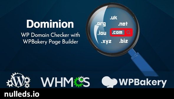 Dominion - WP Domain Checker with WPBakery Page Builder