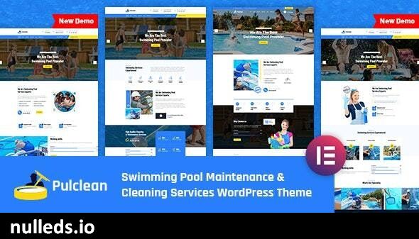 Pulclean - Swimming Pool Maintenance WordPress Theme