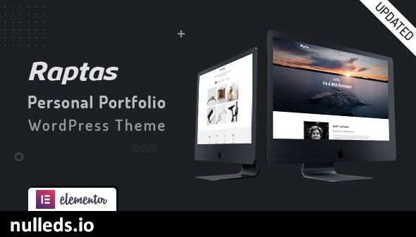 Raptas - Personal Portfolio WordPress Theme