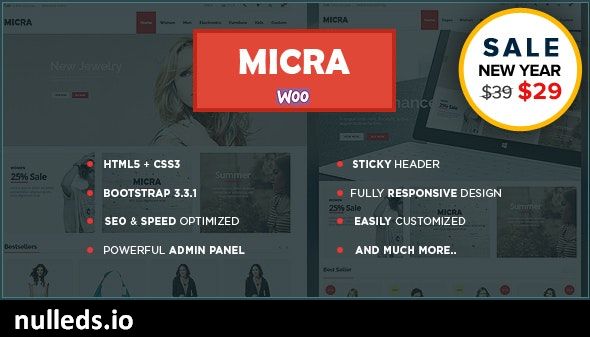 Micra - Multipurpose Responsive WooCommerce WordPress Theme