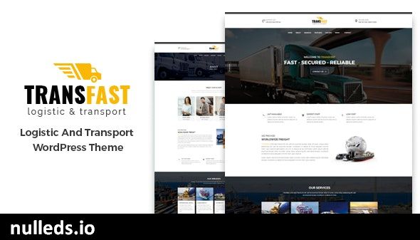 Transfast - Logistic and Transport WordPress Theme