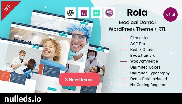 Rola - Medical Dental WordPress Theme