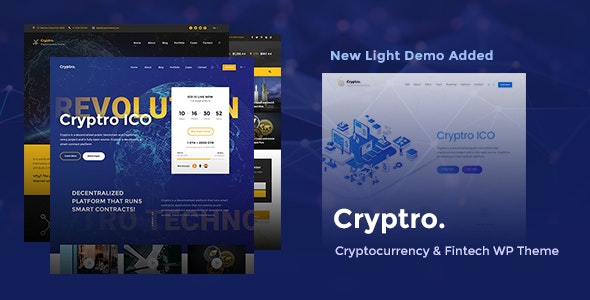 Cryptro - Cryptocurrency, Blockchain , Bitcoin & Financial Technology