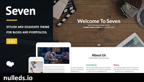 Seven - Stylish WordPress Theme