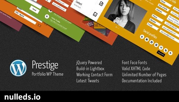 Prestige - Portfolio WordPress Theme