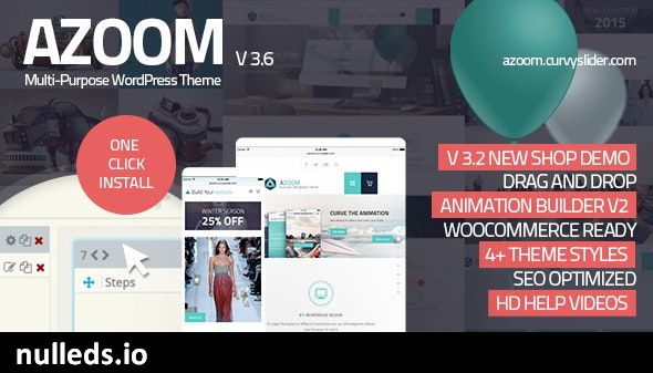 Azoom | Multi-Purpose Theme with Animation Builder