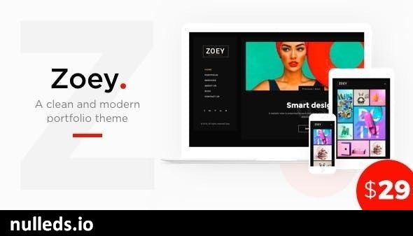 Zoey - Portfolio WordPress Theme