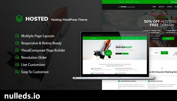 Hosted - WordPress Hosting Theme + WHMCS