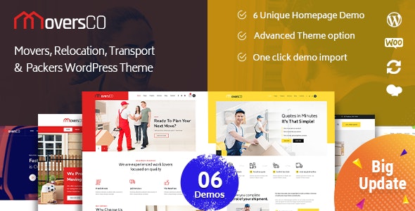 MoversCO - Movers & Packers WordPress Theme