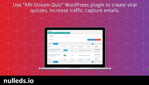 ARI Stream Quiz - WordPress Viral Quiz Creator