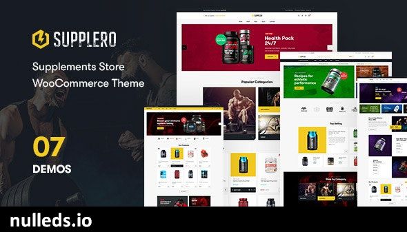 Supplero - Supplement Store WooCommerce Theme