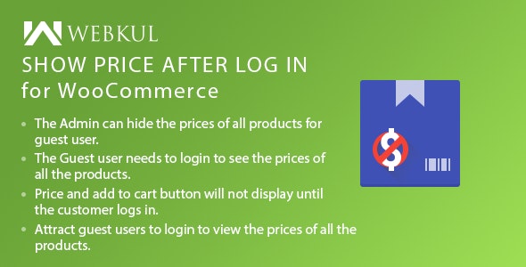 Show Price After Login Plugin for WooCommerce