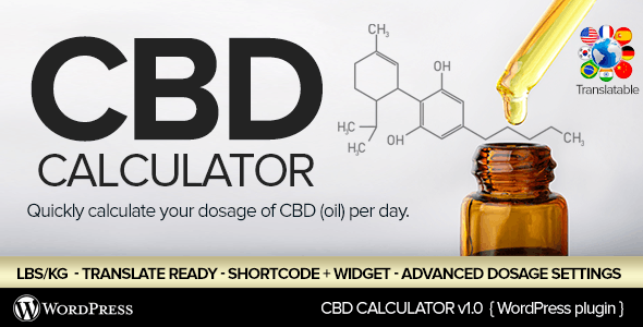 CBD Oil Dosage Calculator for WordPress