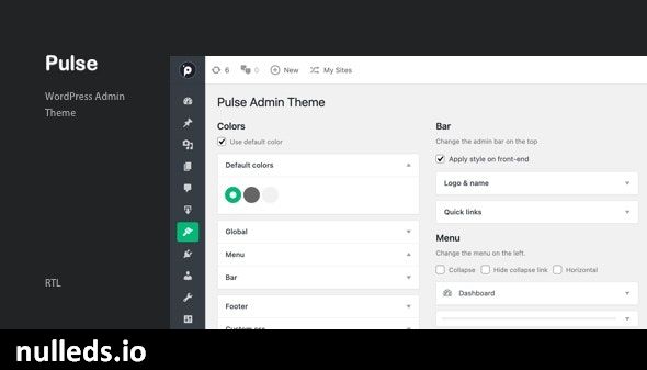 Pulse - WordPress Admin Theme