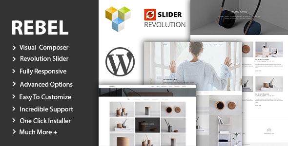 Rebel - Minimal Portfolio Theme