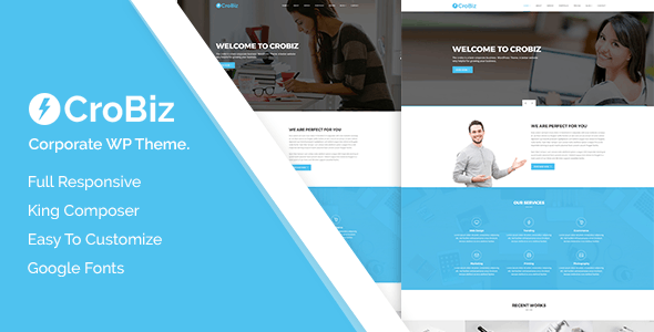 Crobiz - Corporate WordPress Theme