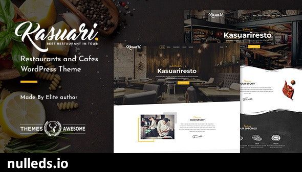 Kasuari | Restaurants and Cafes WordPress Theme