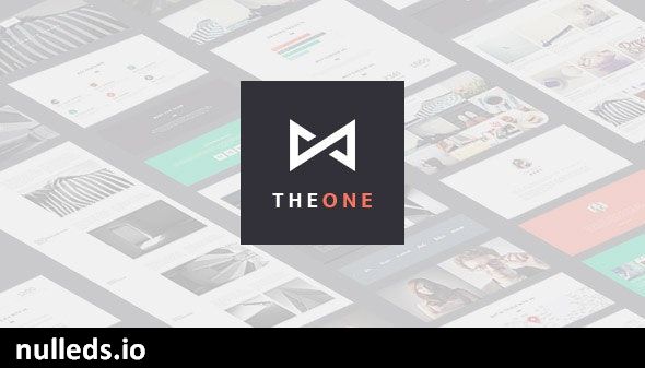 THEONE -  Parallax Onepage WordPress Theme