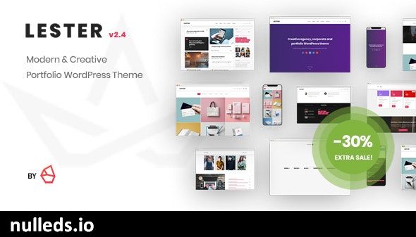 Lester - Creative Portfolio WordPress Theme