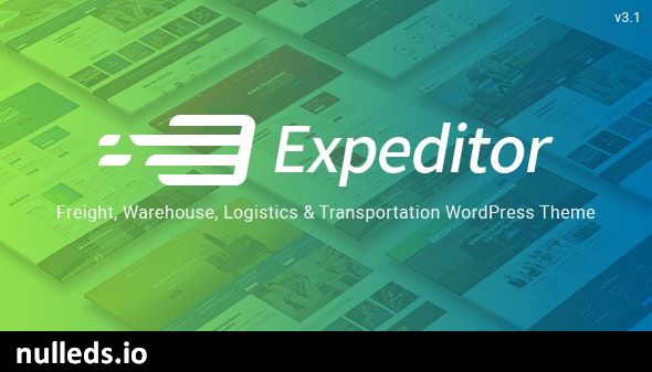 Expeditor - Logistics & Transportation WordPress Theme