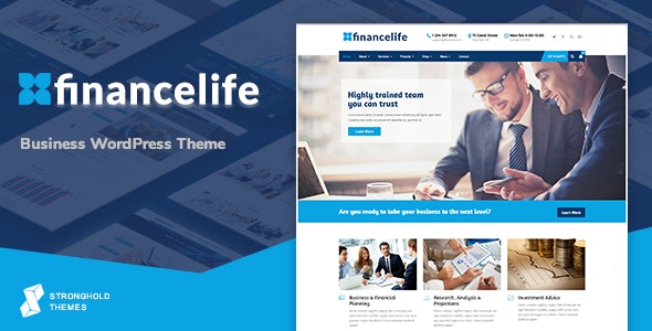 FinanceLife - Business WordPress Theme