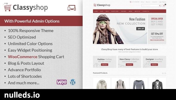 ClassyShop - WooCommerce Responsive Theme