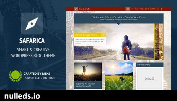 Safarica - Smart And Creative WordPress Blog Theme