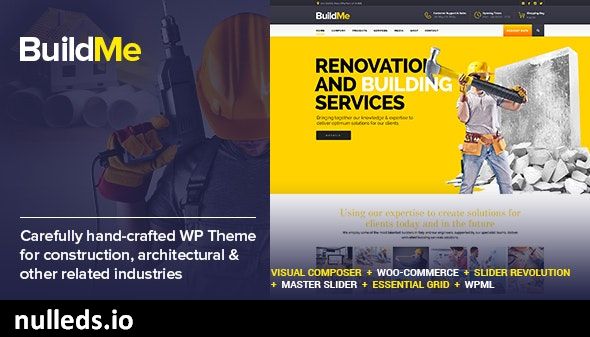 BuildMe - Construction & Architectural WP Theme