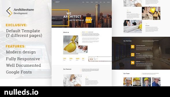 Architecture Development - Modern Constuction WordPress Theme