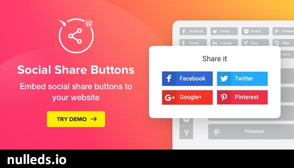 Social Share Buttons for WordPress