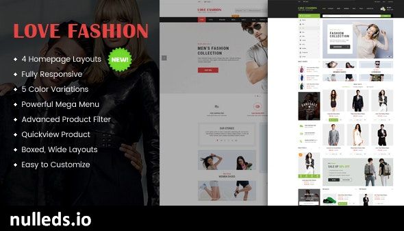 Love Fashion - Responsive Multipurpose WordPress Theme