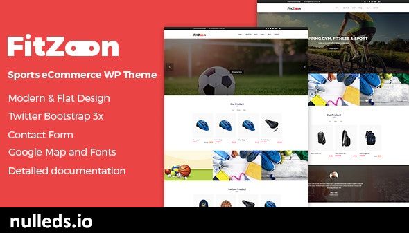 Fitzoon - Sports Store WooCommerce WordPress Theme