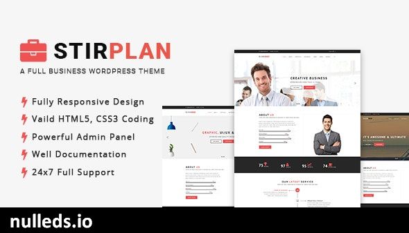 StirPlan - Business & Corporate WordPress Theme