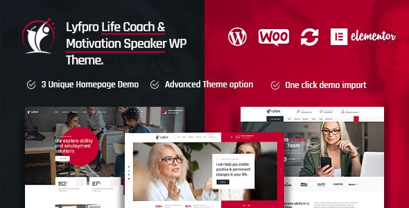 Lyfpro - Life Coach WordPress Theme