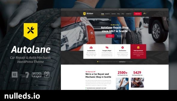 Autolane - Car Mechanic WordPress Theme