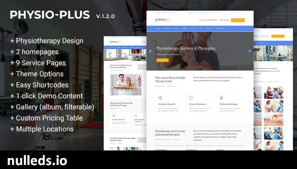 Physio Plus - Physiotherapy & Physical Therapy WordPress Theme