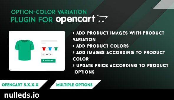 Opencart Option-Color Variation