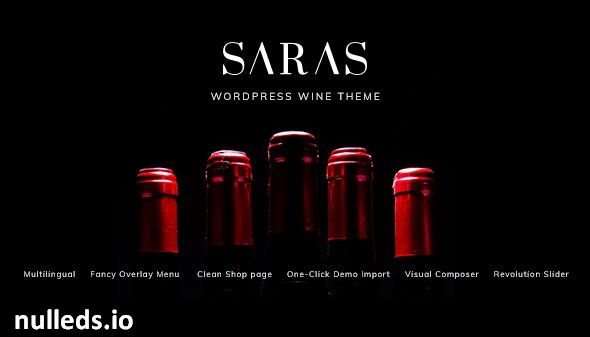 Saras - Wine WordPress Theme