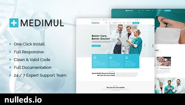 Medimul - Multi-Purpose Medical Health WordPress Theme